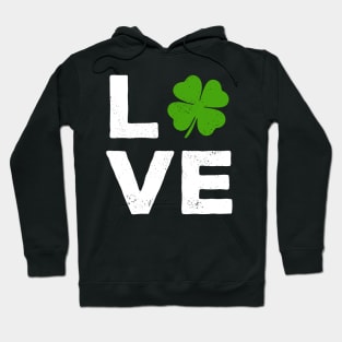 Love Saint Patty Womens St Patricks Day Hoodie